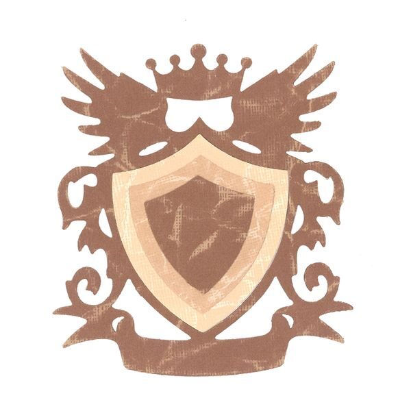 Sizzix Framelits Die Set 3PK - Frame, Shield w/Crown & Wings