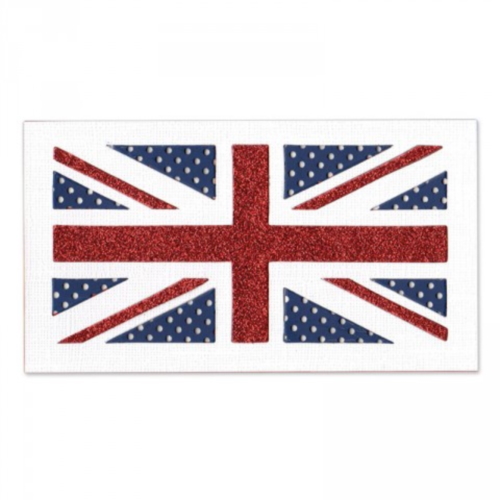 Sizzix Bigz Die w/Bonus Textured Impressions - Union Jack