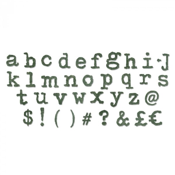 Sizzix Bigz XL Alphabet Die - Typo Lower
