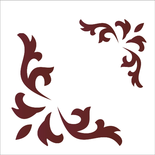 Stencil Opa 10x10 Cantoneira Curta