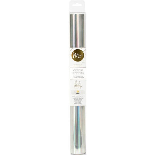 Foil Metálico Prata Holográfico 31x152cm