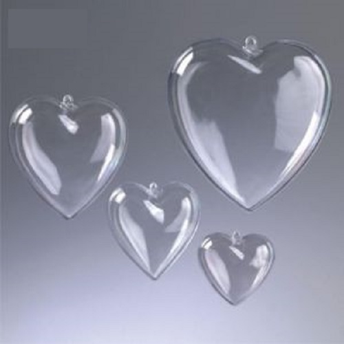 Coração Acrílico 5un.
