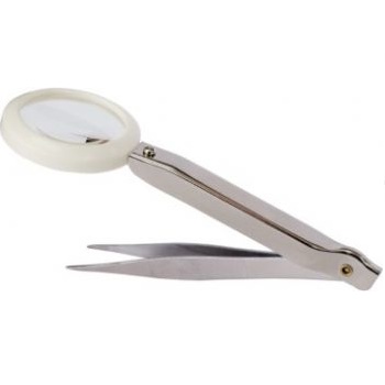 Pinça com Lupa MT-100P-G