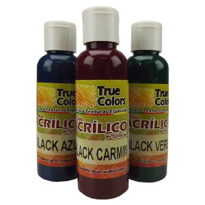 True Colors Tinta Acrílica Linha Black 60ml – (click para ver cores)
