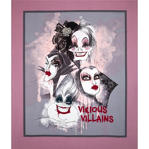 Tecido Disney Villains Painel