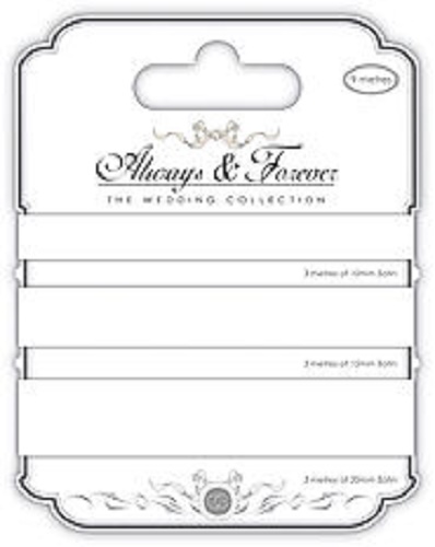 Fitas de Cetim Branco