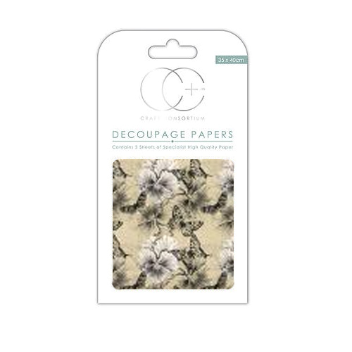 Papel Decoupage Vintage Butterfly