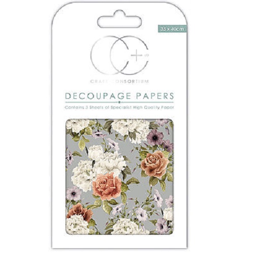 Papel Decoupage Posy
