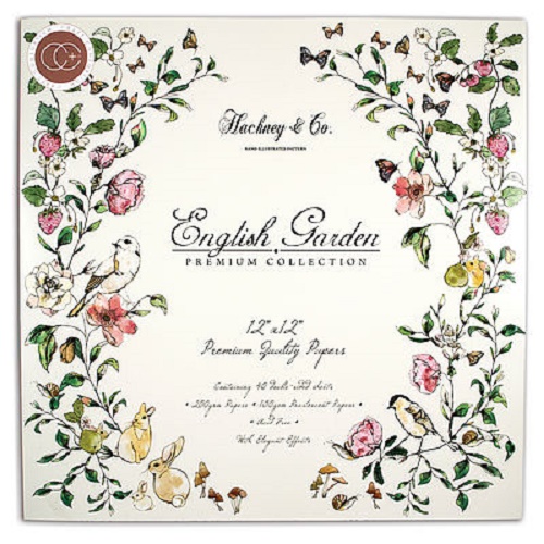 Bloco Scrapbooking English Garden