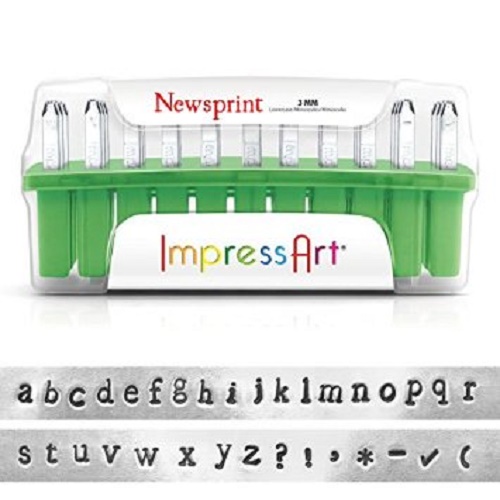 Newsprint Lowercase 3mm