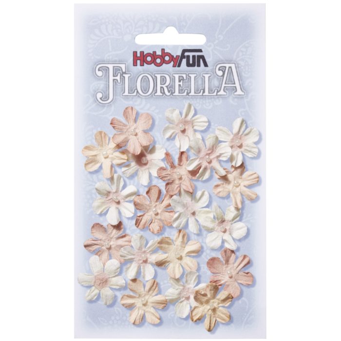 Florella - Flor Papel Champagne 2Cm. (20 un.)