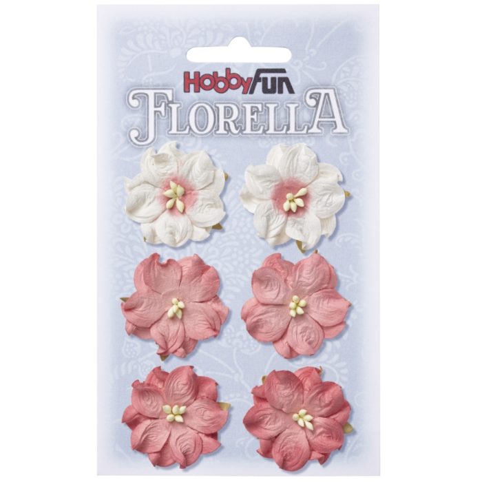 Florella - Flor Papel Hortênsia 3.5Cm. (6 un.)