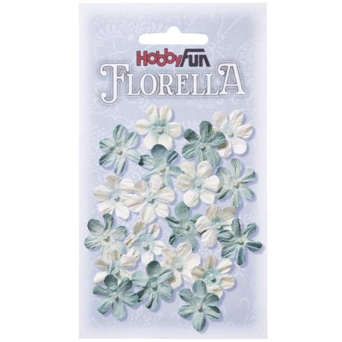 Florella - Flor Papel Verde 2Cm. (20 un.)