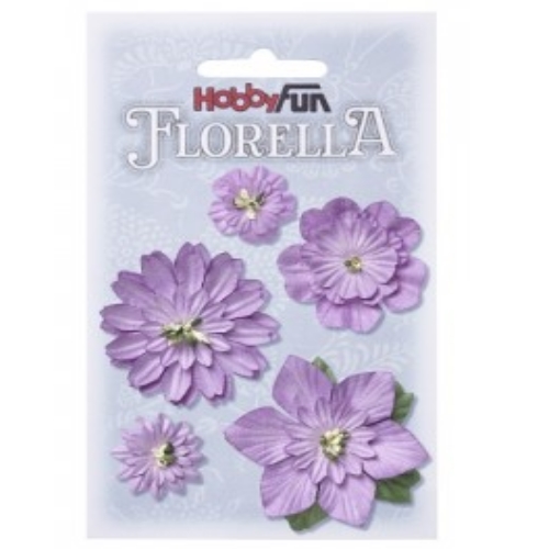 Florella - Flor Papel Lavanda 2-5Cm. (5 un.)