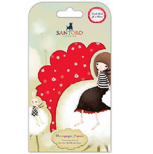 Decoupage Papers An Blowing Kiss Kori Kumi