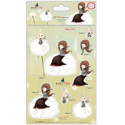 Pack Decoupage A5 3D Kori Kumi