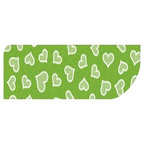 Eva Estampado Cítrico Corações Verde