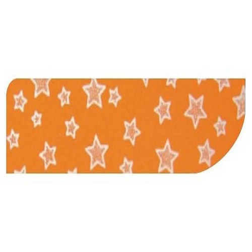 Eva Estampado Cítrico Estrelas Laranja