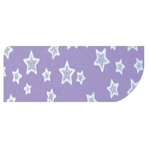 Eva Estampado Cítrico Estrelas Laranja Lilás