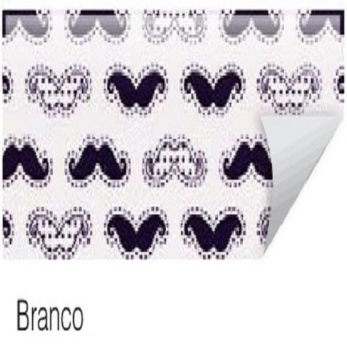 Eva Estampado Bigodes Branco