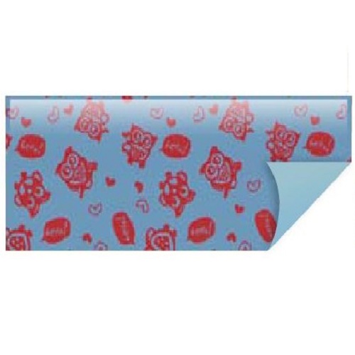 Eva Estampado Corujas Azul Celeste