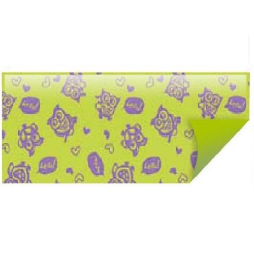 Eva Estampado Corujas Verde