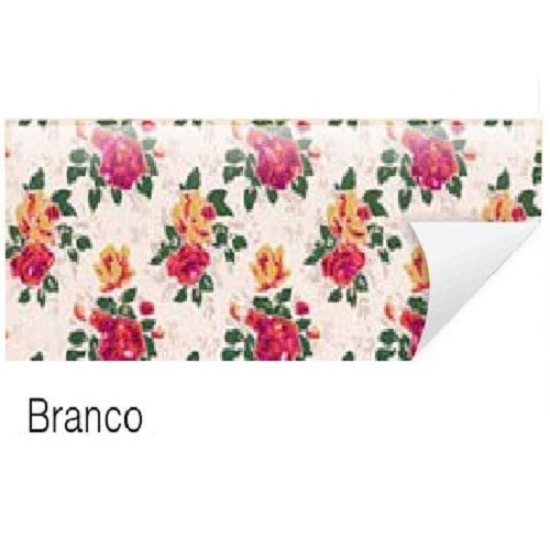 Eva Estampado Rosas Branco