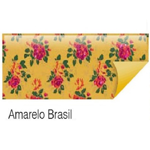 Eva Estampado Rosas Amarelo