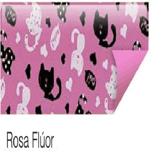 Eva Estampado Kit Cat Rosa