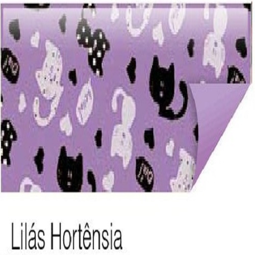 Eva Estampado Kit Cat Lilás