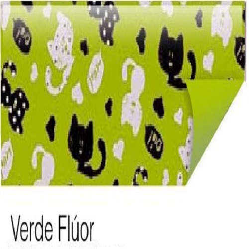 Eva Estampado Kit Cat Verde