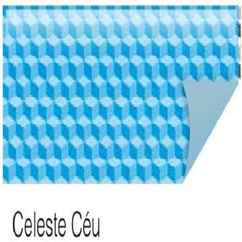 Eva Estampado Losangos Azul Celeste