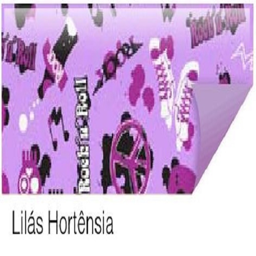 Eva Estampado Rock Lilás