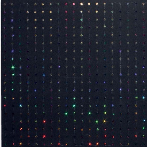 Eva Estampado Paetê Preto