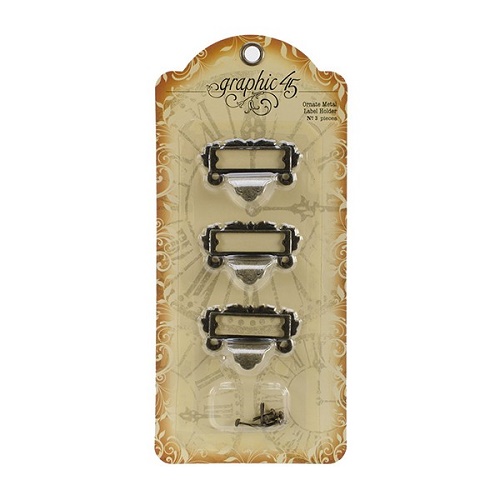 Ornate Metal Label Holder