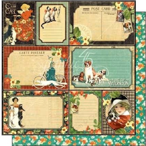 Folha Scrap 30x30 Four Legged Friend