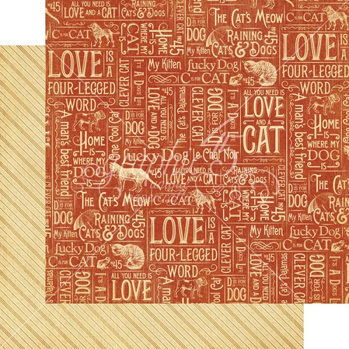 Folha Scrap 30x30 Mischievous Menagerie