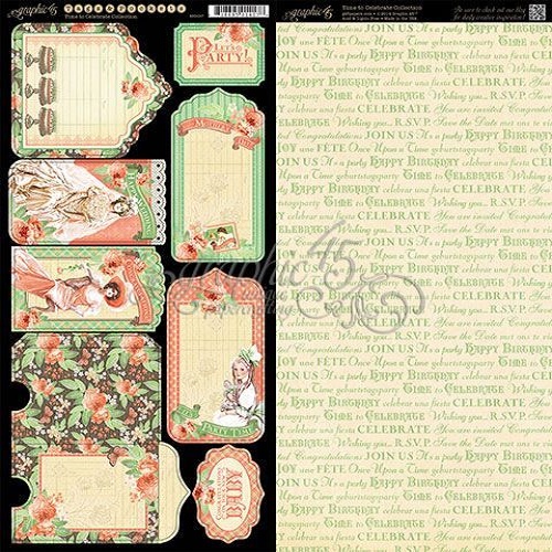 Tags and Pockets Papel 30x15 Time to Celebrate