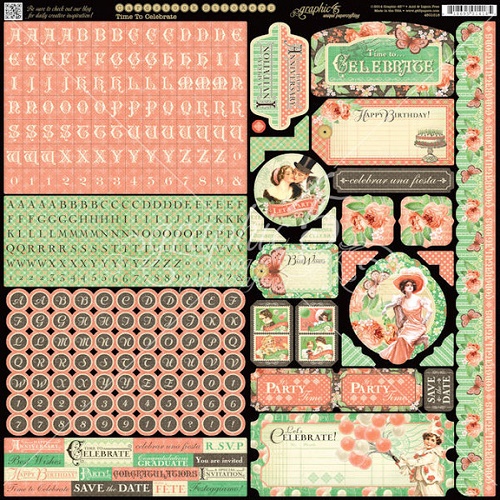 Stickers 30x30 Time to Celebrate