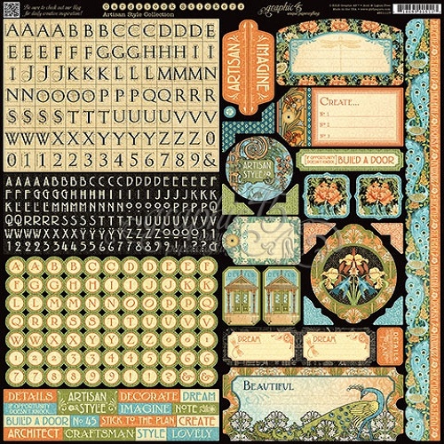 Stickers 30x30 Artisan Style