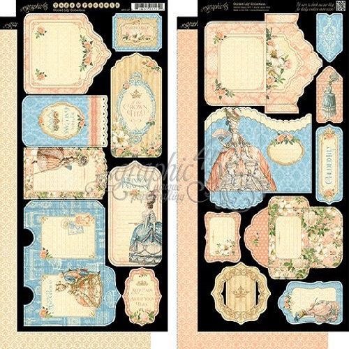 Tags and Pockets Papel 30x15 Gilded Lily