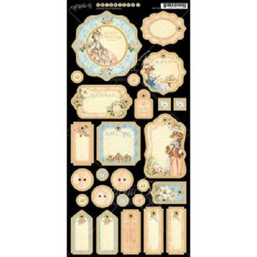 Chipboard Gilded Lily