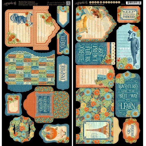 Tags and Pockets Paper 30x15 Word's Fair