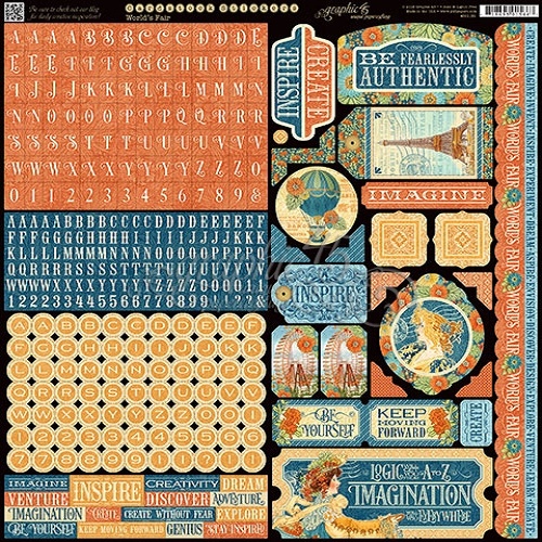 Sticker Wordl's Fair