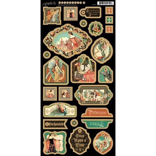 Enchanted Forest Chipboard 1