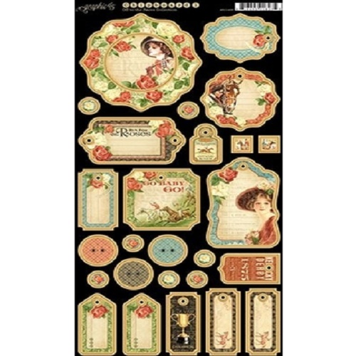 Off to the Races Journaling Chipboard