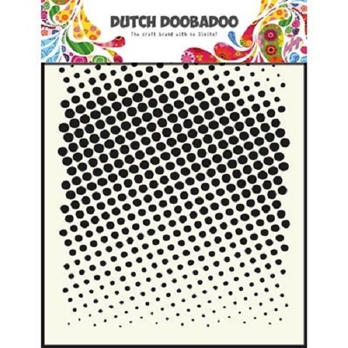 Stencil Doobadoo A5 Faded Dots