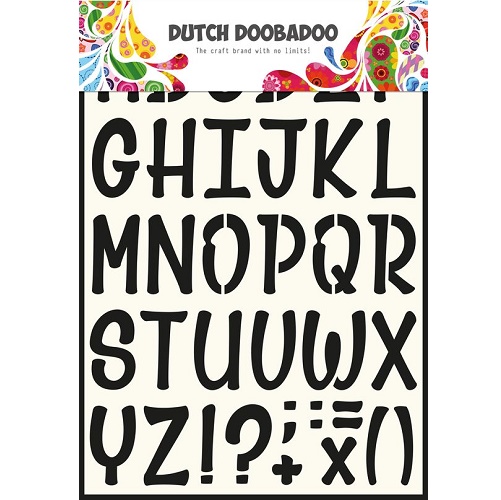 Stencil Doobadoo A4 Alfabet