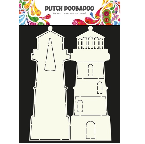 Moldes Doobadoo Card Art Lighthouse