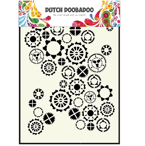 Stencil Doobadoo A5 Art Gears